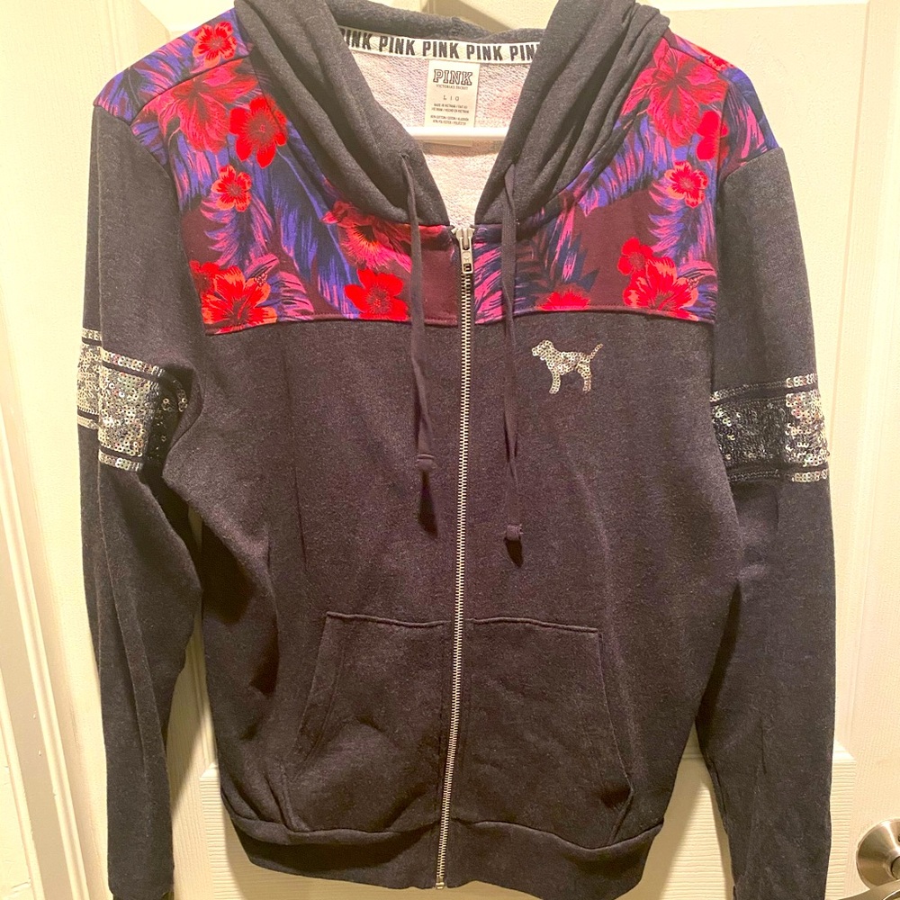 Pink Victoria’s Secret zip up